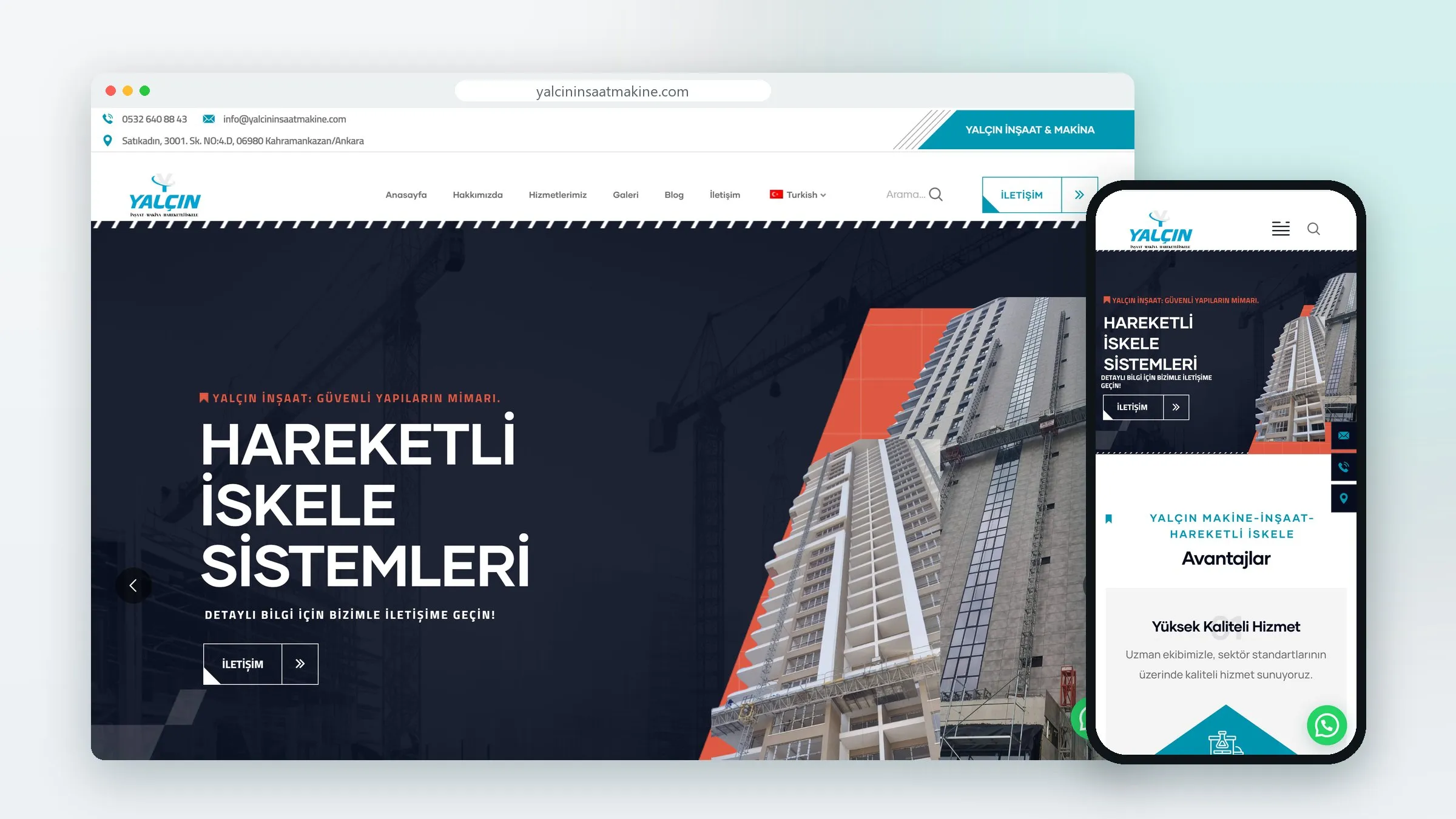 Yalçın İnşaat & Makine projesinden görsel